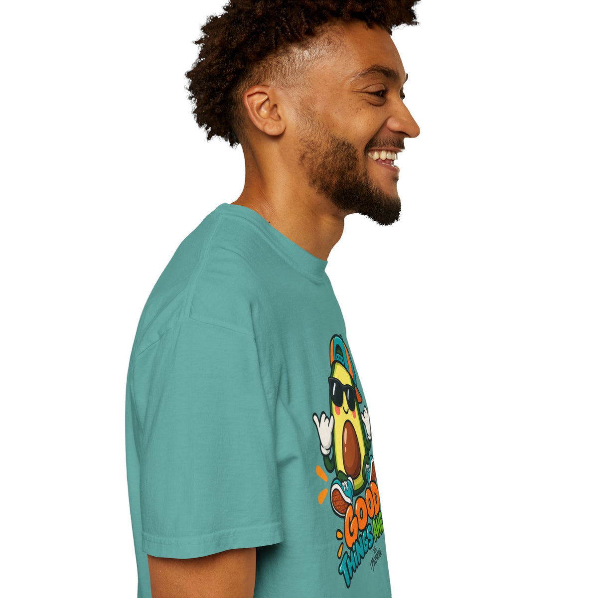 Good Things Ahead Avocado Graphic T-Shirt | Festora Everyday