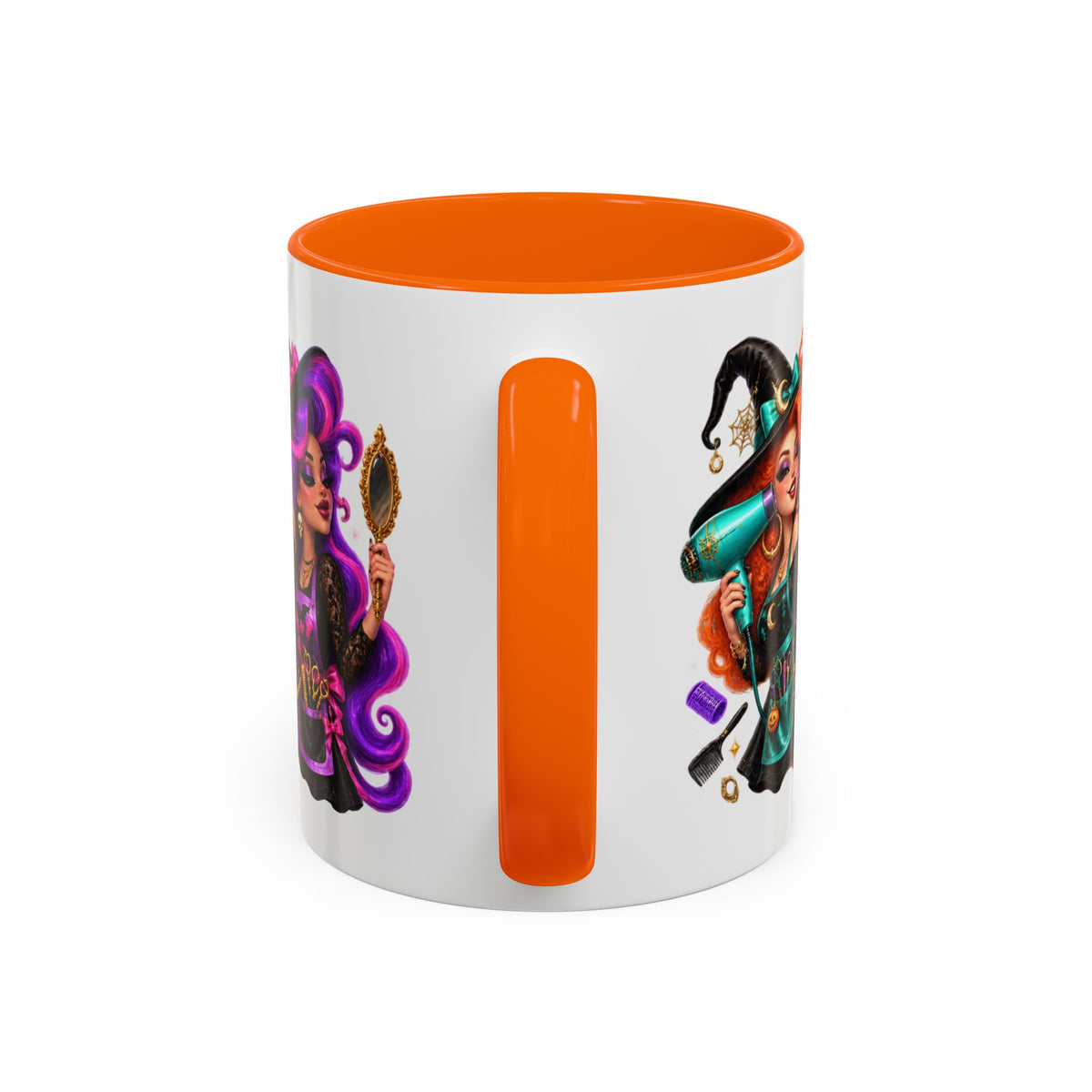 Bad Hair Witch Please Halloween Hairstylist White Mug