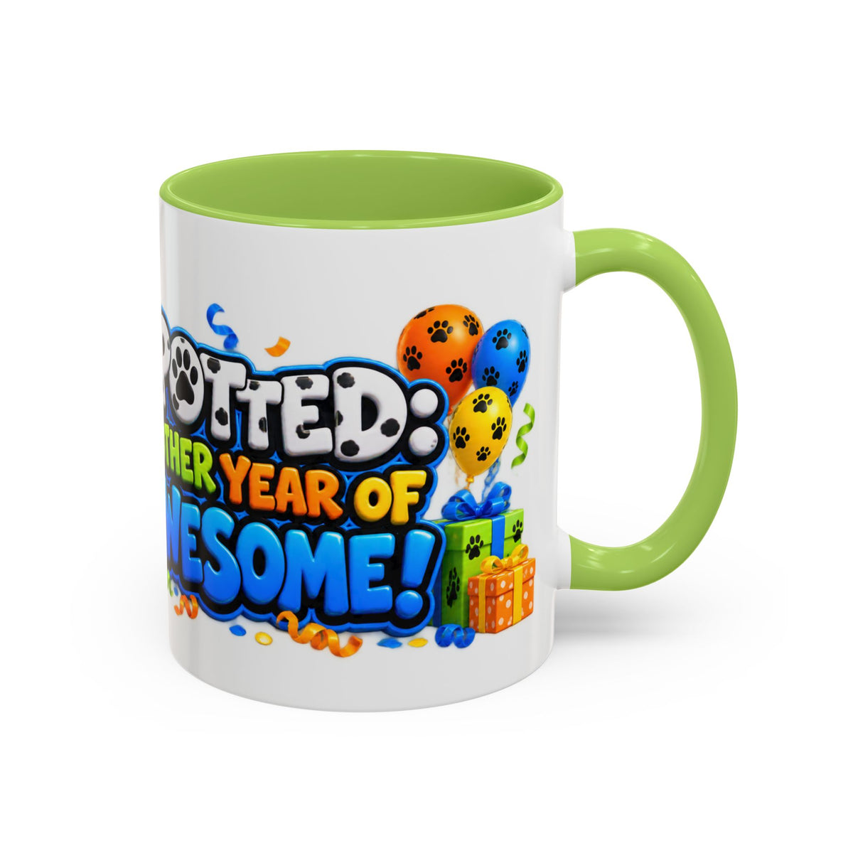 Dalmatian Birthday Mug – Spotted Another Year of Awesome White Coffee Cup