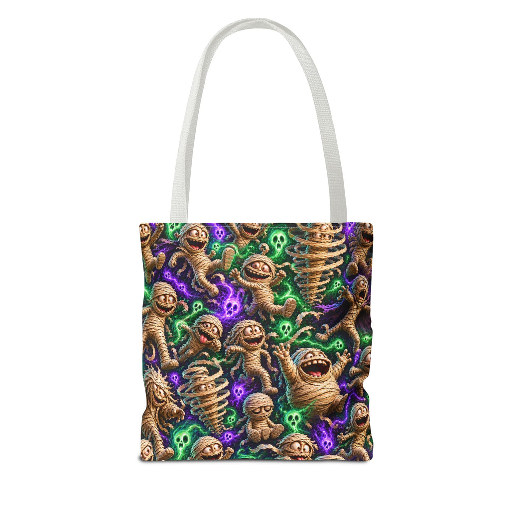 Mummy Party Tote Bag — Cute Spooky Halloween All-Over Print Tote