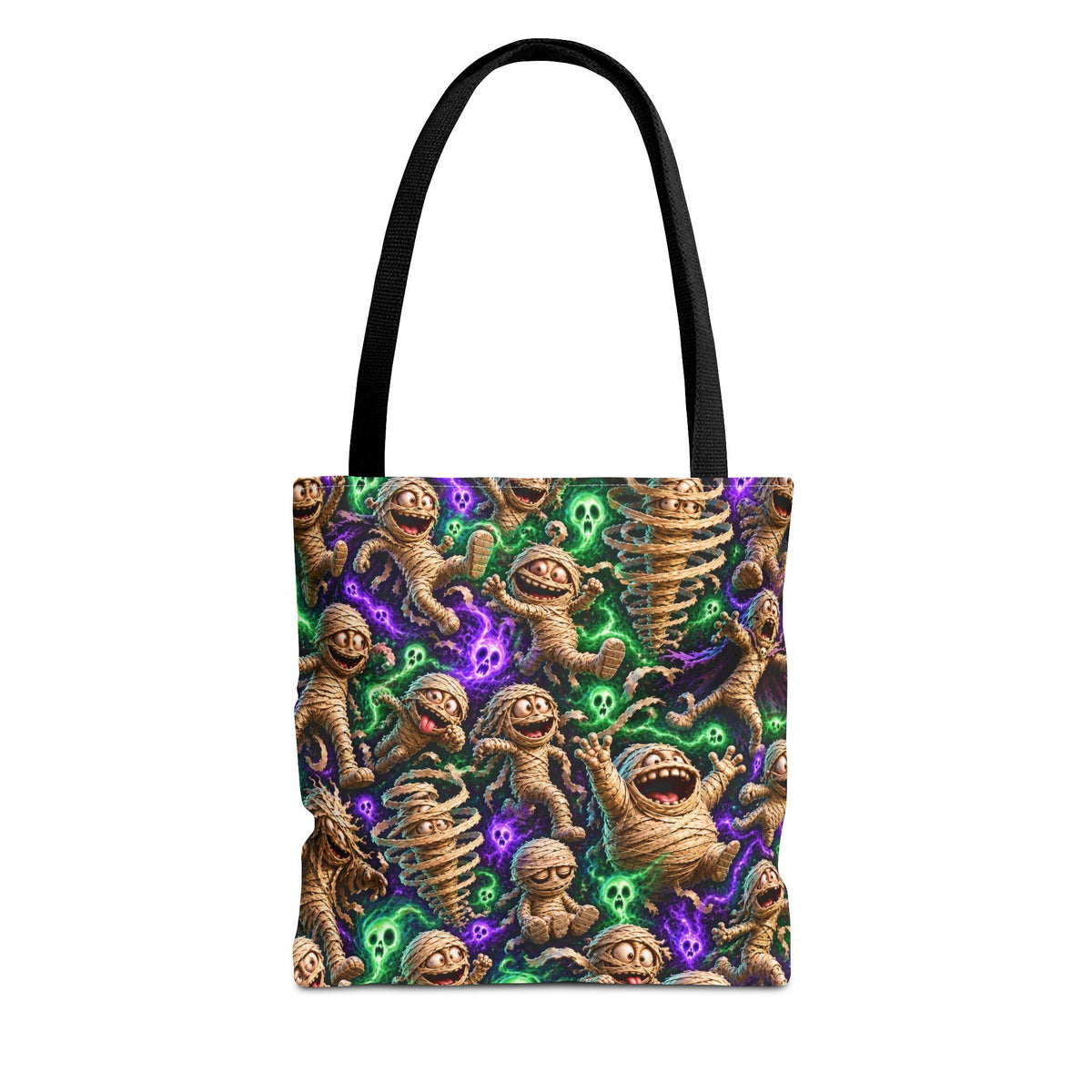 Mummy Party Tote Bag — Cute Spooky Halloween All-Over Print Tote