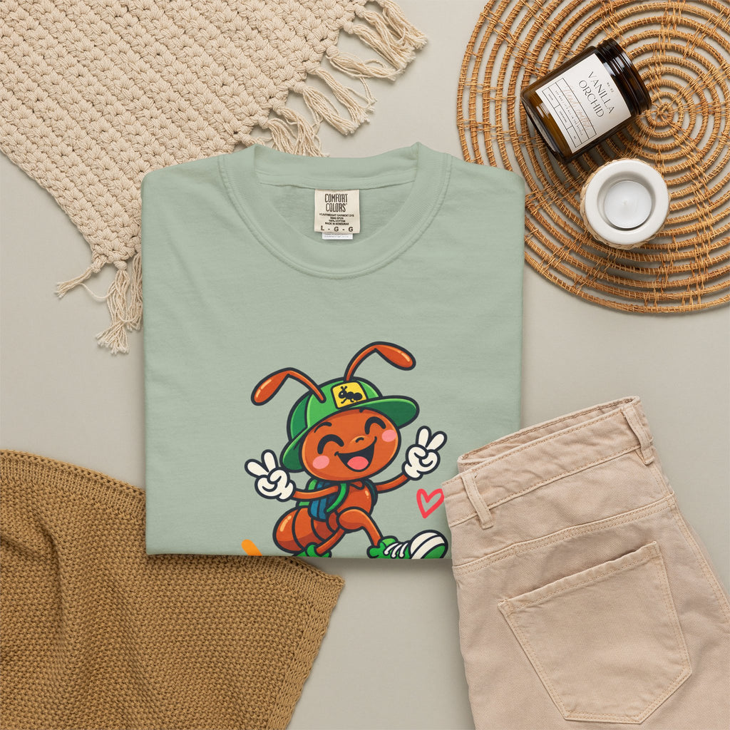 Good Vibes – Happy Ant Graphic T-Shirt
