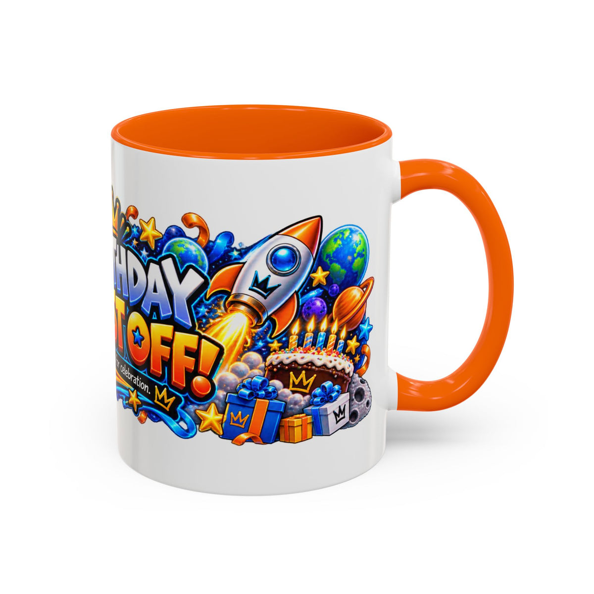 Festora Alien Birthday Mug – Birthday Blast Off Coffee Cup