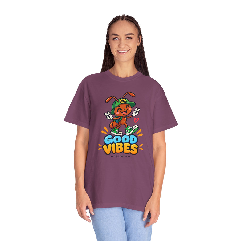 Good Vibes – Happy Ant Graphic T-Shirt