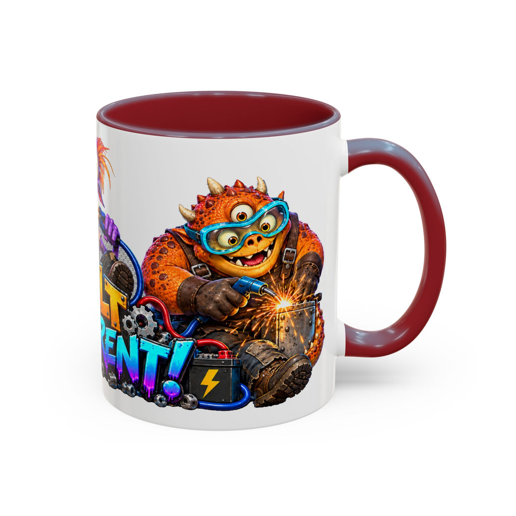 Built Different Monster Workshop Halloween White Mug