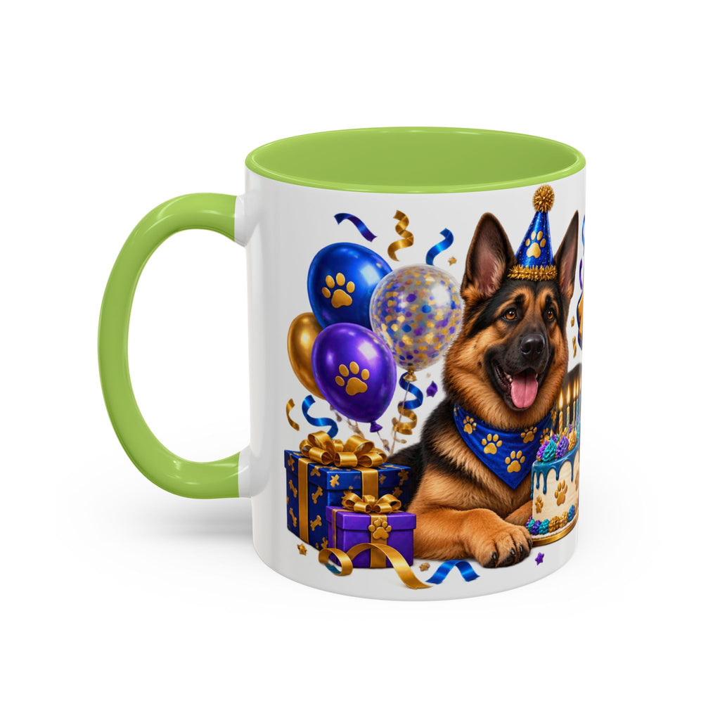 German Shepherd Birthday Mug – Another Year Bolder White Coffee Cup