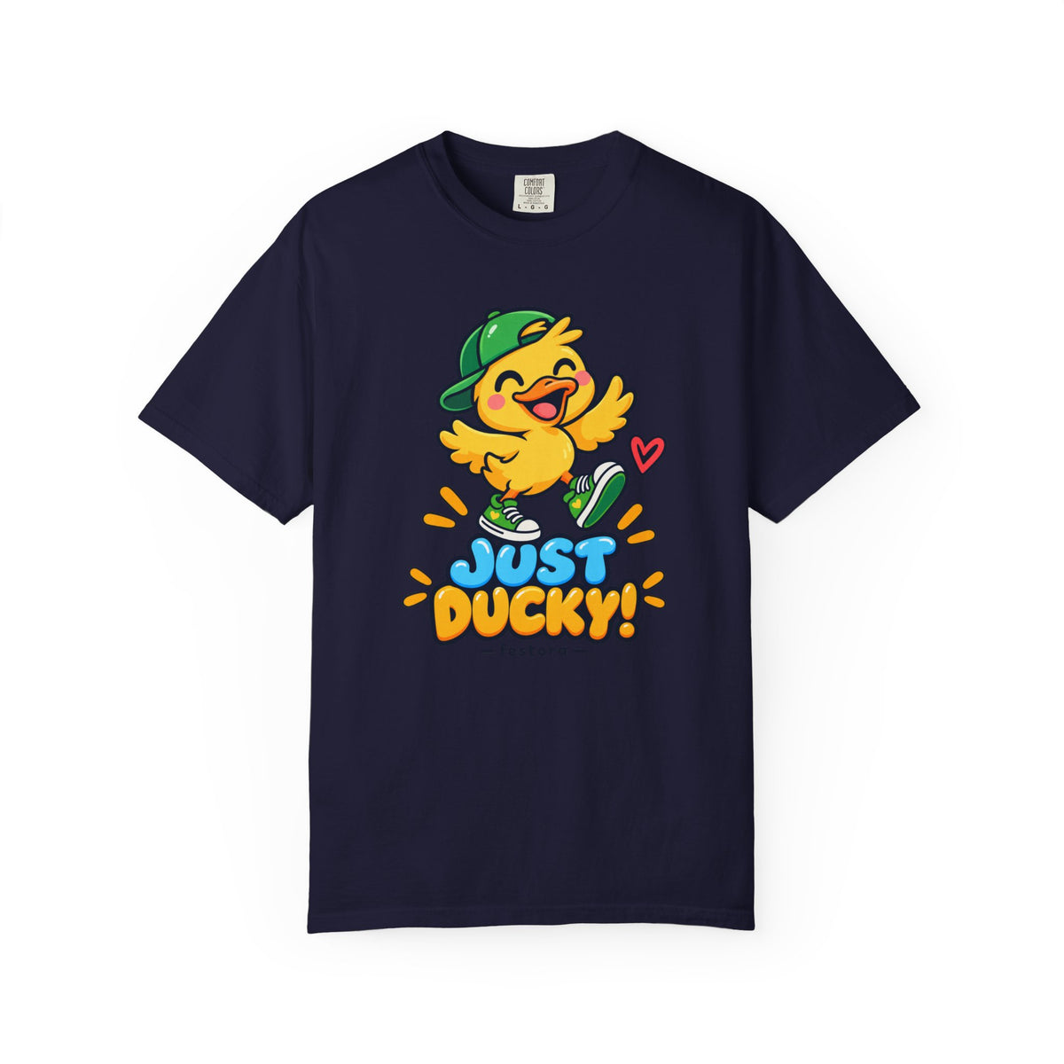 Just Ducky! – Cute Happy Duck Graphic T-Shirt