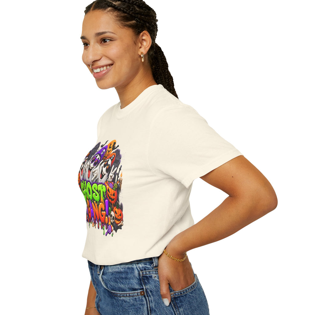 Ghost Gang Halloween T-Shirt – Funny Colorful Ghost Graphic Tee