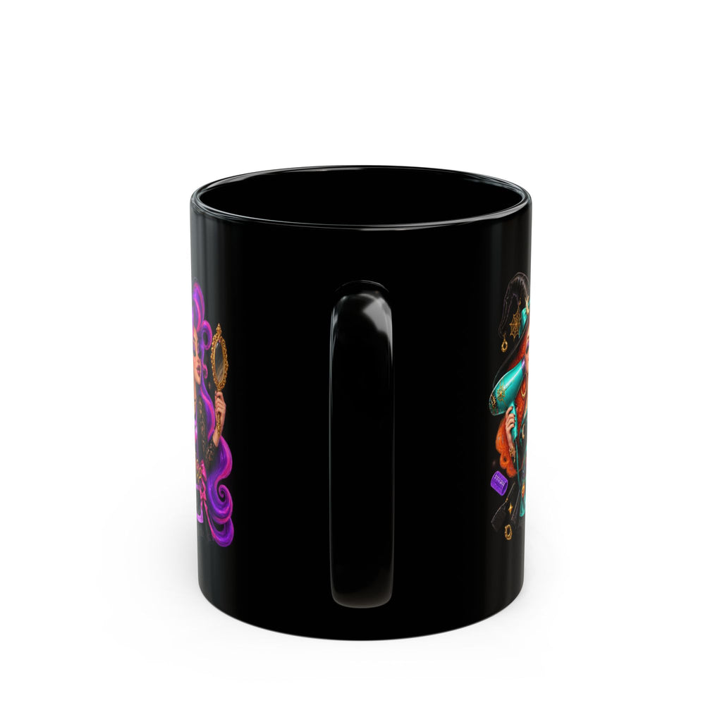 Bad Hair Witch Please Halloween Hairstylist Black Mug