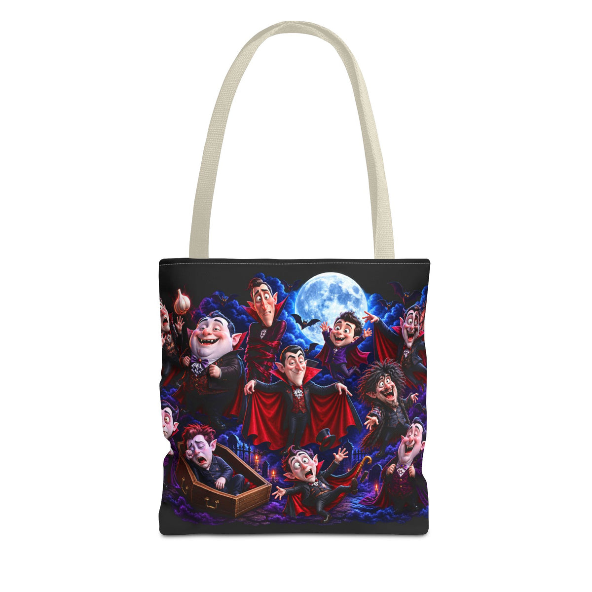 Vampire Night All-Over Print Tote Bag