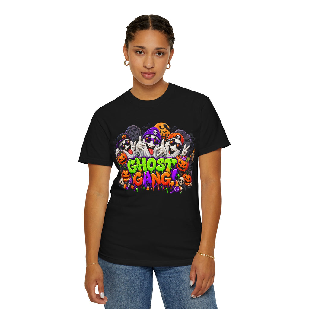 Ghost Gang Halloween T-Shirt – Funny Colorful Ghost Graphic Tee