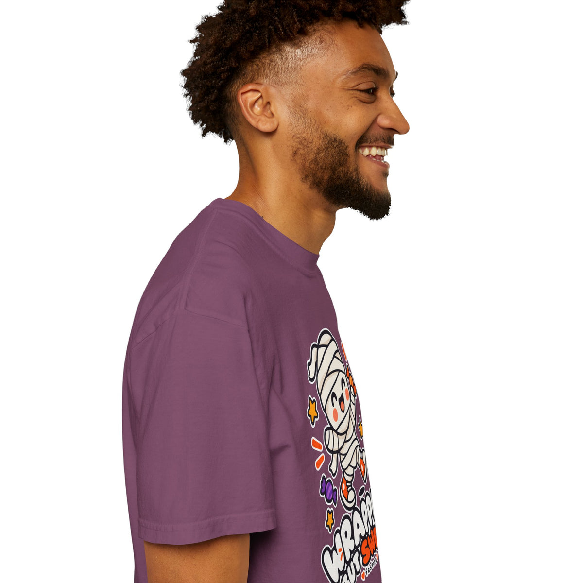 Wrapped but Sweet Halloween T-Shirt | Cute Mummy Graphic Tee