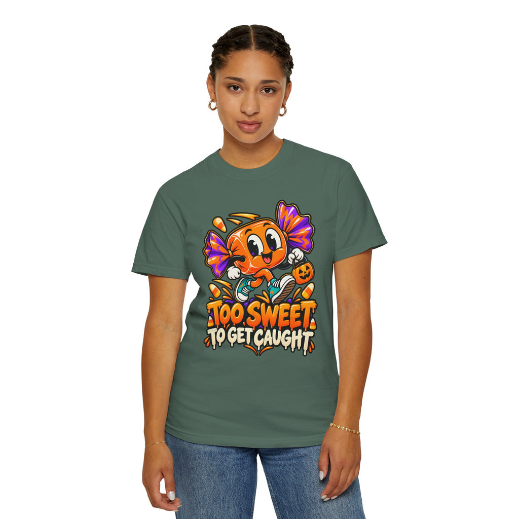 Too Sweet to Get Caught – Cute Halloween Candy T-Shirt