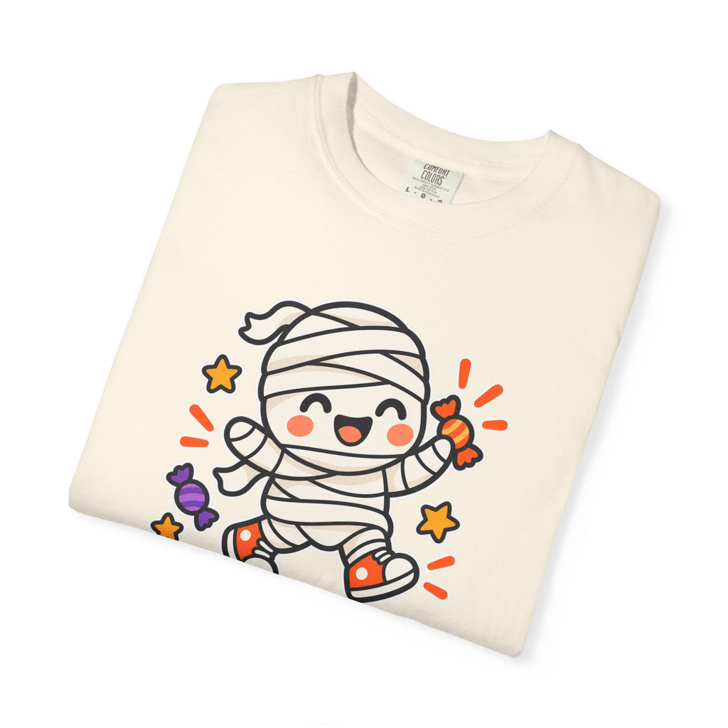 Wrapped but Sweet Halloween T-Shirt | Cute Mummy Graphic Tee