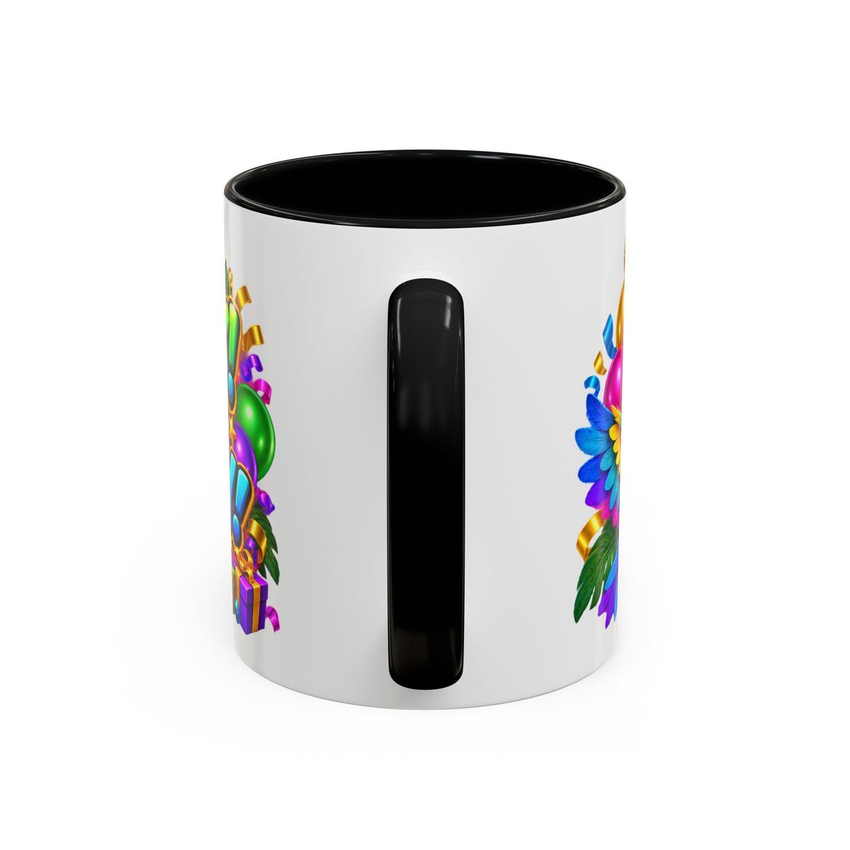 Squawk! It’s Your Birthday White Mug – Cute Parrot Birthday Cup, Colorful Tropical Party Gift