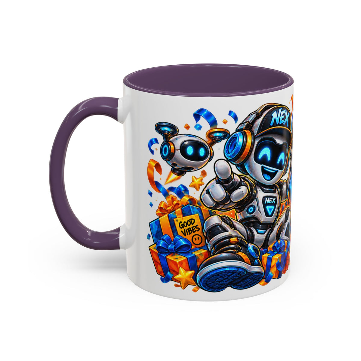 Festora Robot Birthday Mug – Birthday Mode Activated Coffee Cup