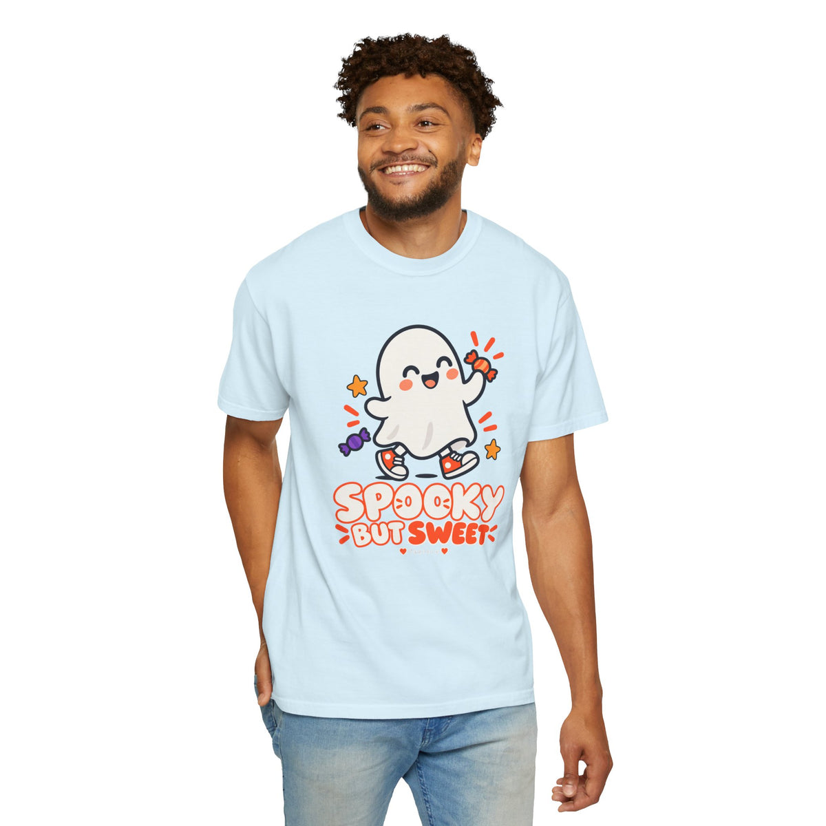 Spooky but Sweet Ghost T-Shirt | Cute Halloween Graphic Tee