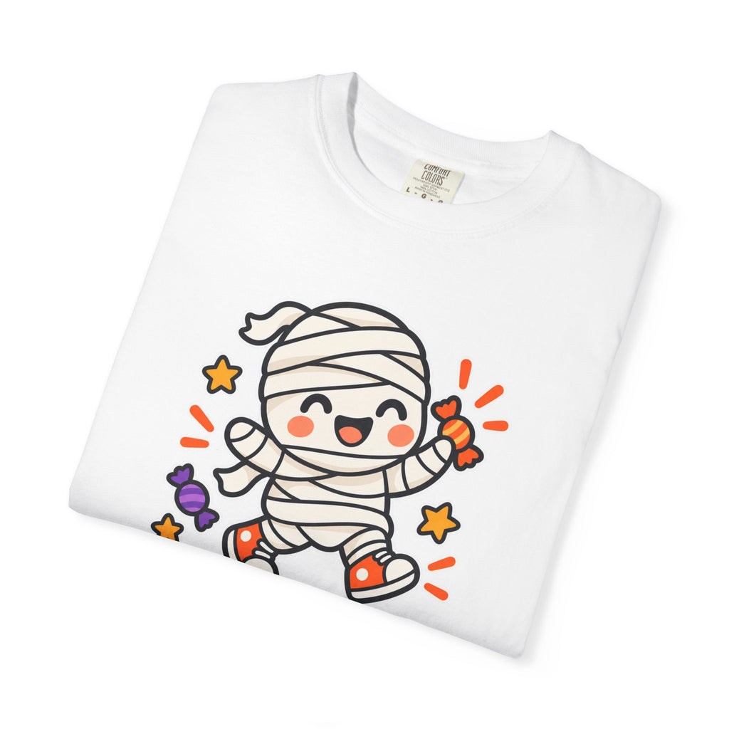 Wrapped but Sweet Halloween T-Shirt | Cute Mummy Graphic Tee