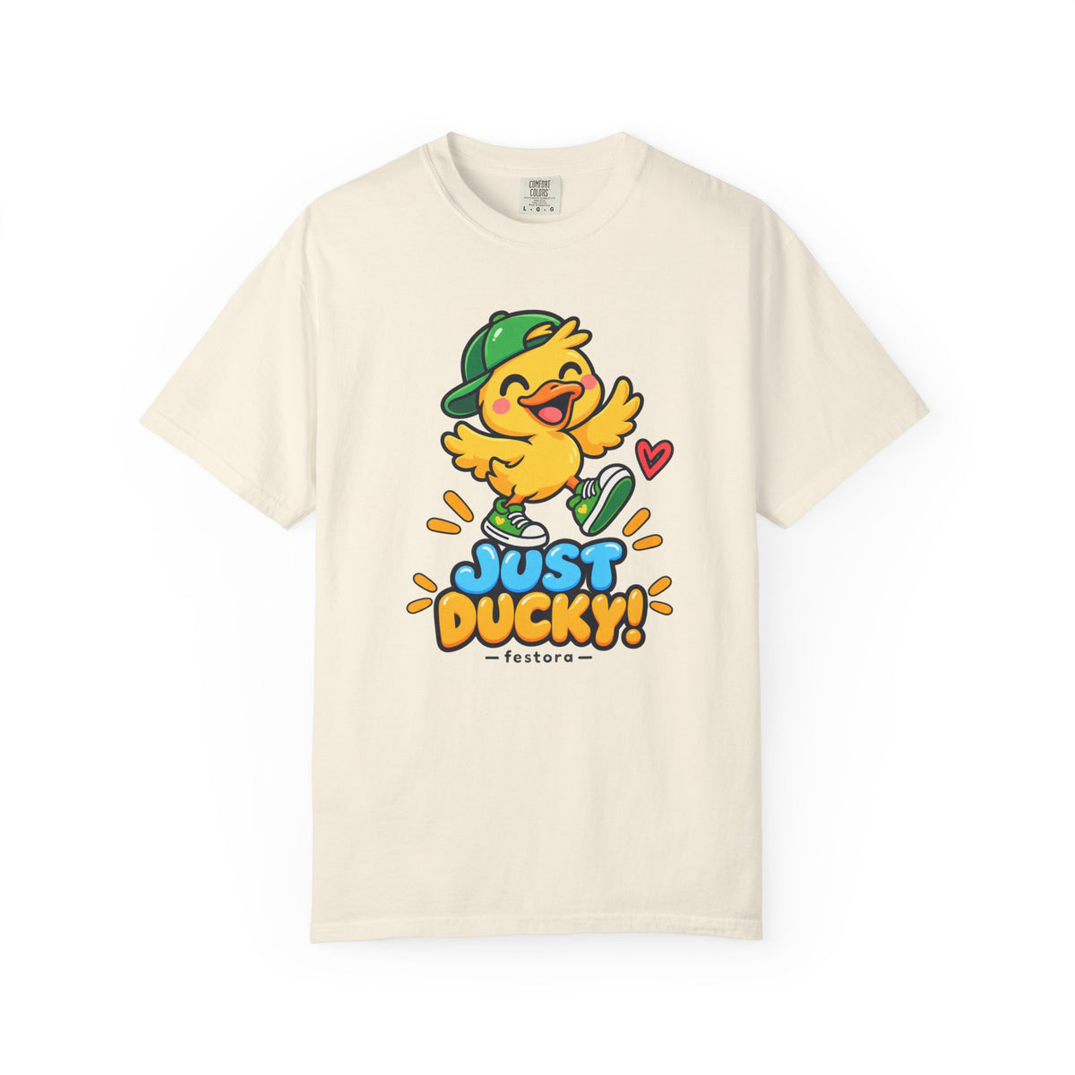 Just Ducky! – Cute Happy Duck Graphic T-Shirt
