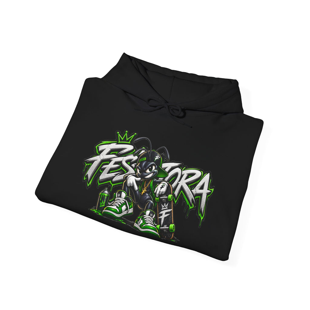 Festora Graphic Hoodie — Neon Streetwear Pullover