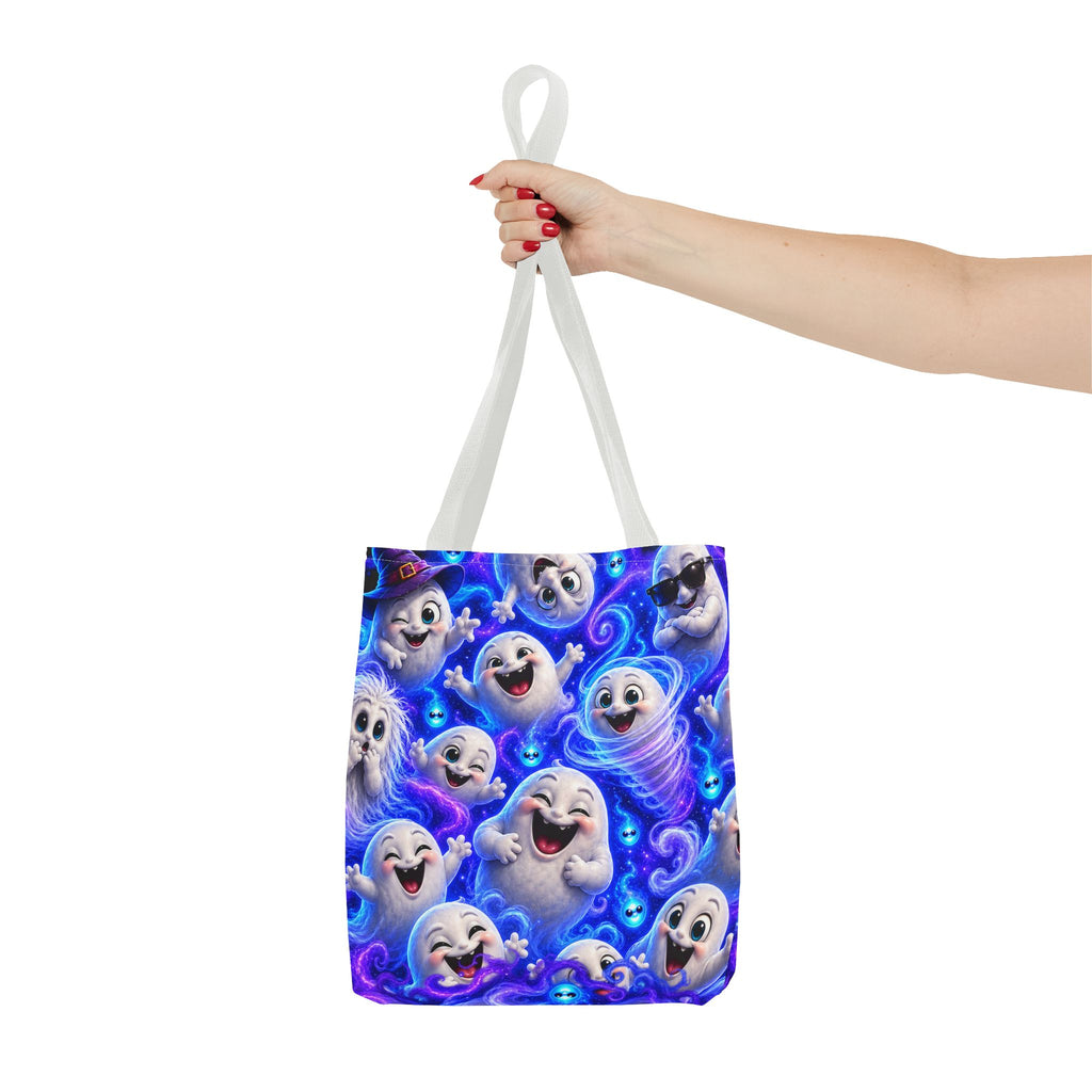 Ghost Friends Tote Bag — Cute Halloween Spirits All-Over Print
