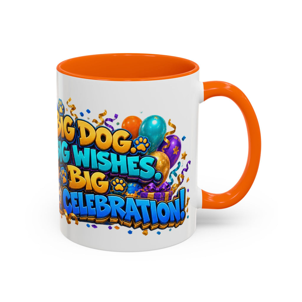 Big Dog Big Wishes Saint Bernard Birthday White Mug