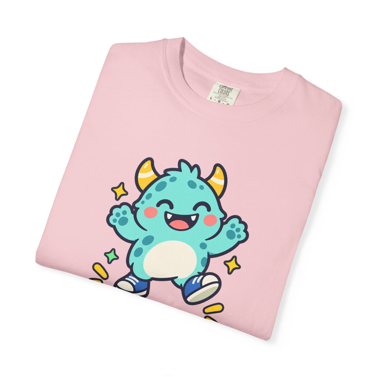 Stay Monster Happy – Cute Monster Graphic T-Shirt