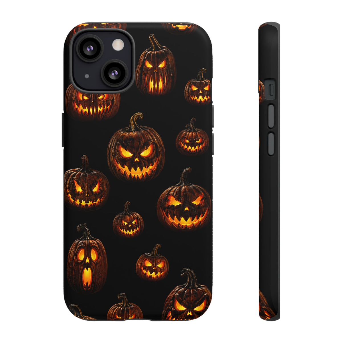 Halloween Jack-O'-Lantern Tough Phone Case — Spooky Pumpkin Pattern
