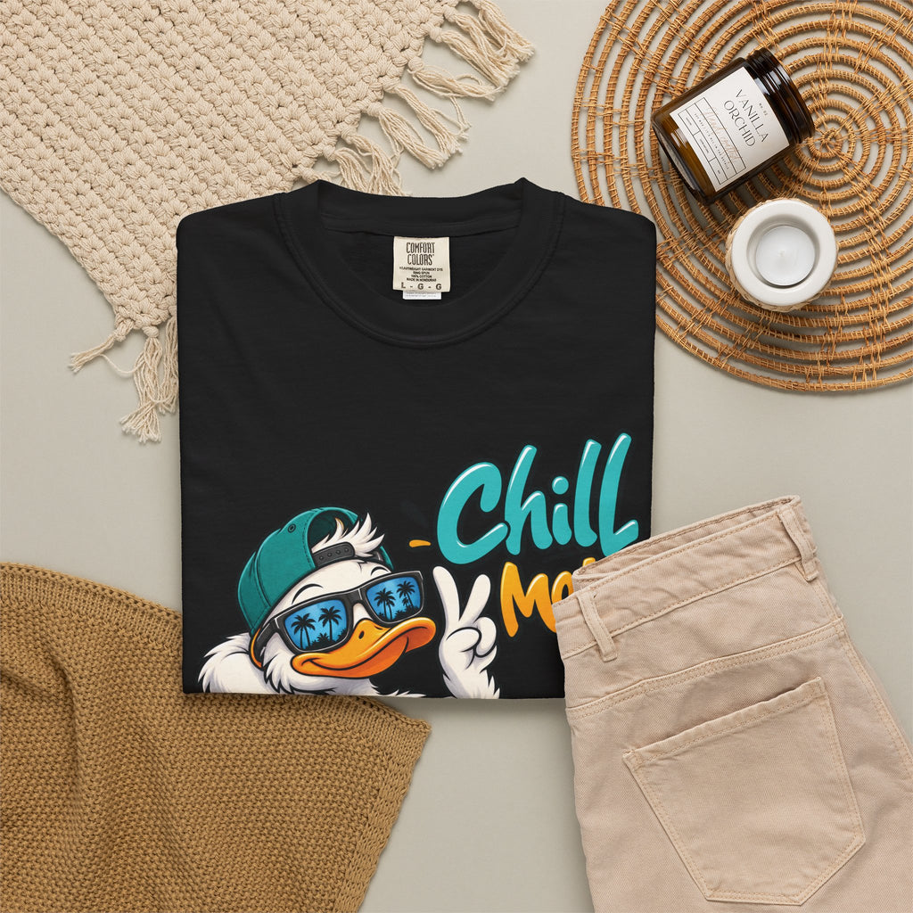 Chill Mode Duck Graphic T-Shirt | Festora Everyday