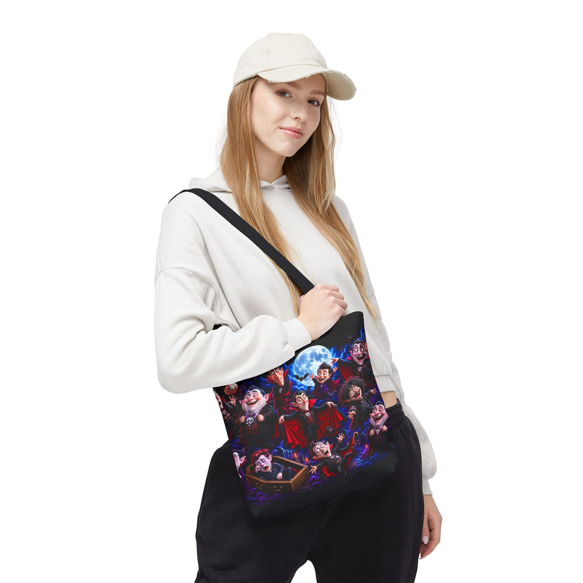 Vampire Night All-Over Print Tote Bag