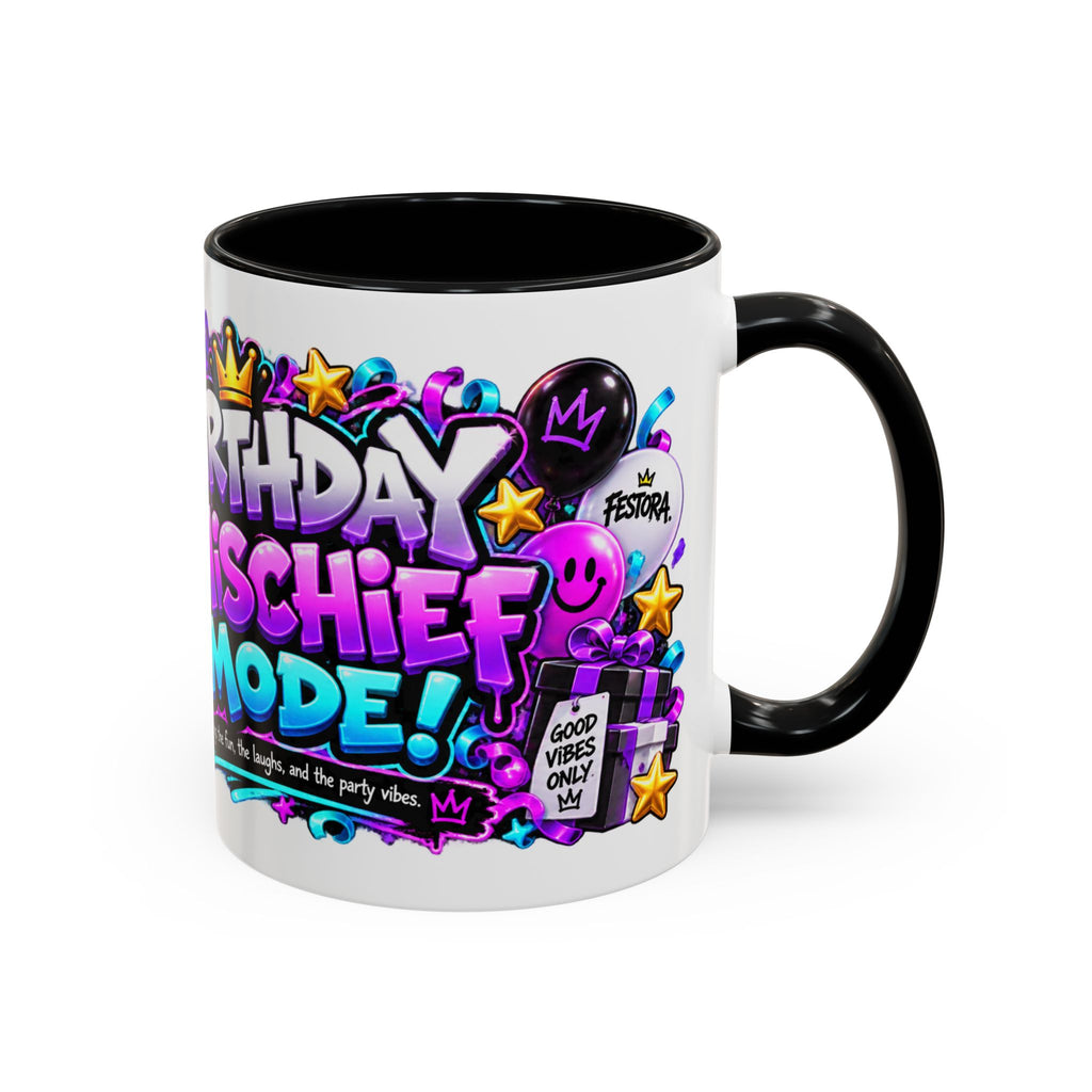 Festora Alien Birthday Mug – Birthday Mischief Mode Coffee Cup