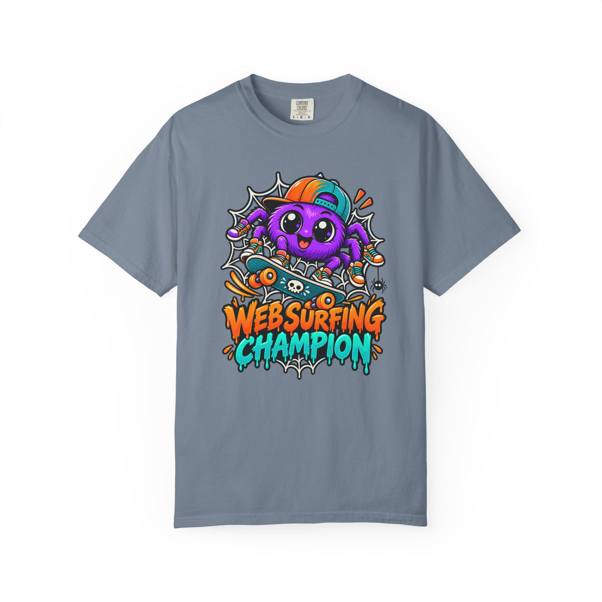 Web Surfing Champion – Cute Halloween Spider T-Shirt