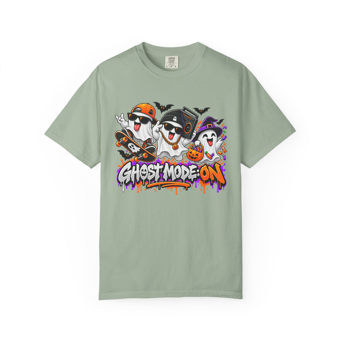 Ghost Mode: ON – Halloween Ghosts Graphic T-Shirt