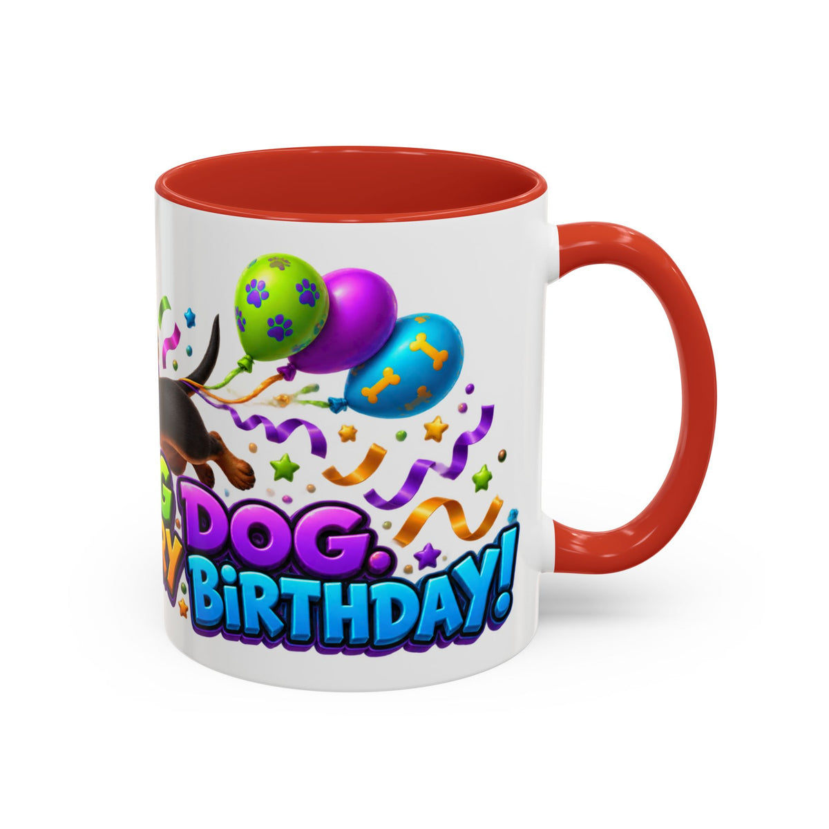 Long Dog Legendary Birthday Dachshund White Mug