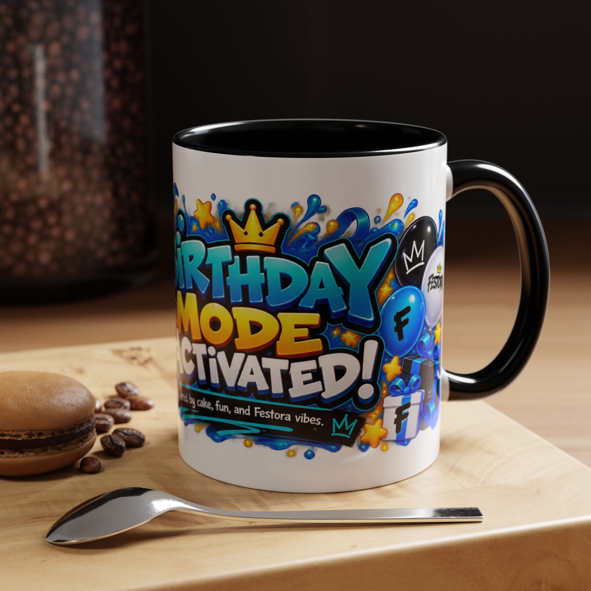 Festora Bot Birthday Mug – Birthday Mode Activated Robot Coffee Cup