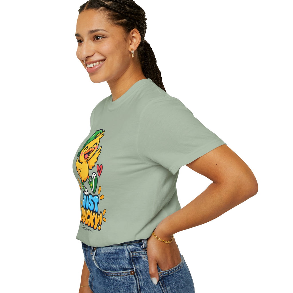 Just Ducky! – Cute Happy Duck Graphic T-Shirt