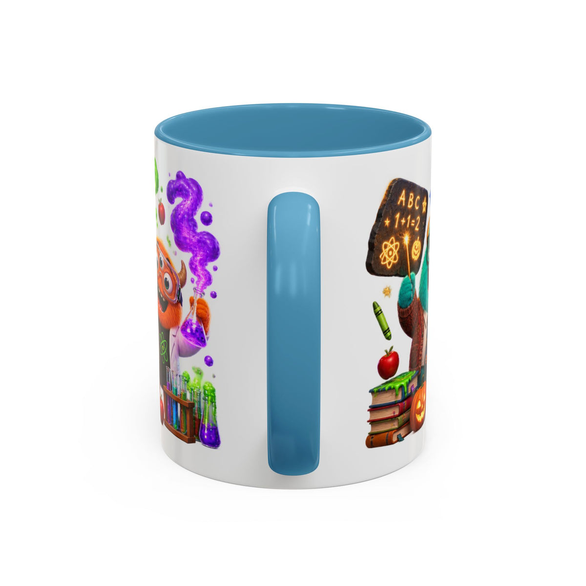 Teaching Is a Scream Monster Teacher Halloween White Mug