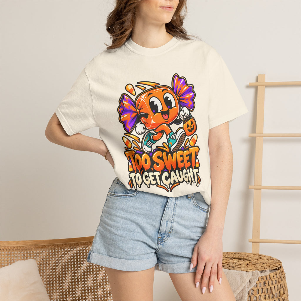 Too Sweet to Get Caught – Cute Halloween Candy T-Shirt