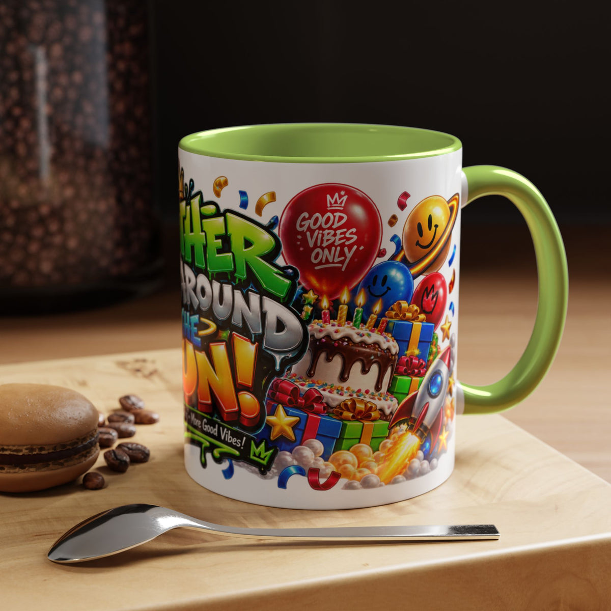 Festora Alien Birthday Mug – Another Trip Around the Sun Coffee Cup