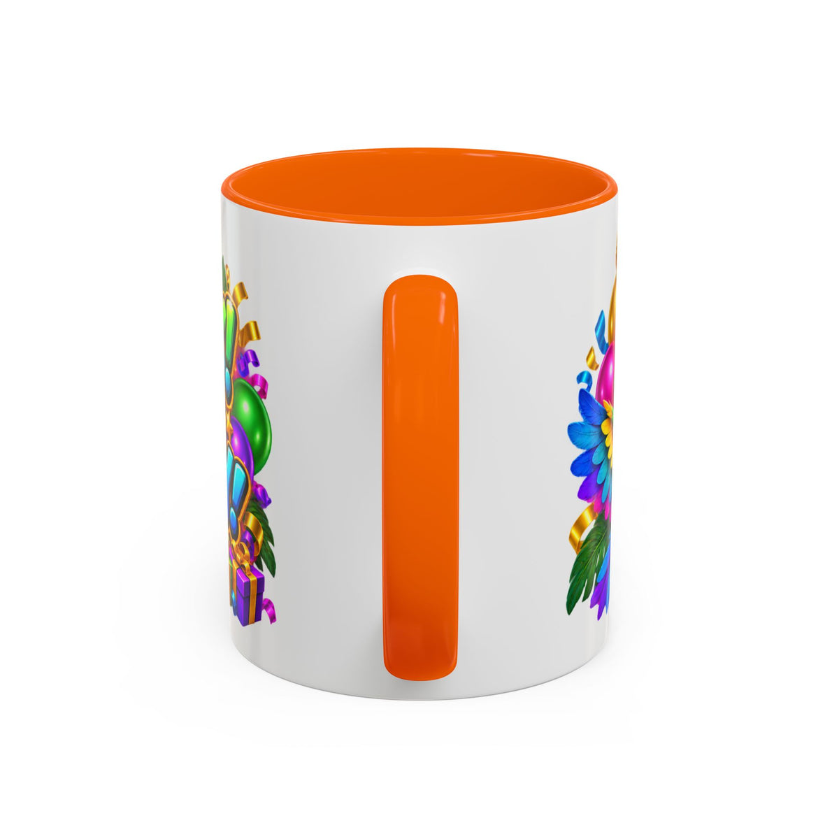 Squawk! It’s Your Birthday White Mug – Cute Parrot Birthday Cup, Colorful Tropical Party Gift