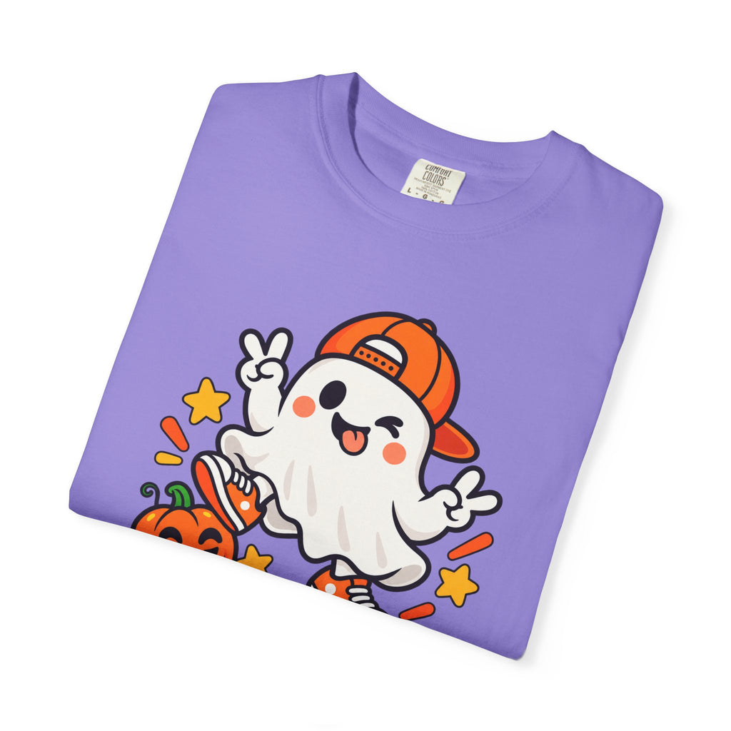 Just Boo It Halloween T-Shirt | Cute Skater Ghost Graphic Tee