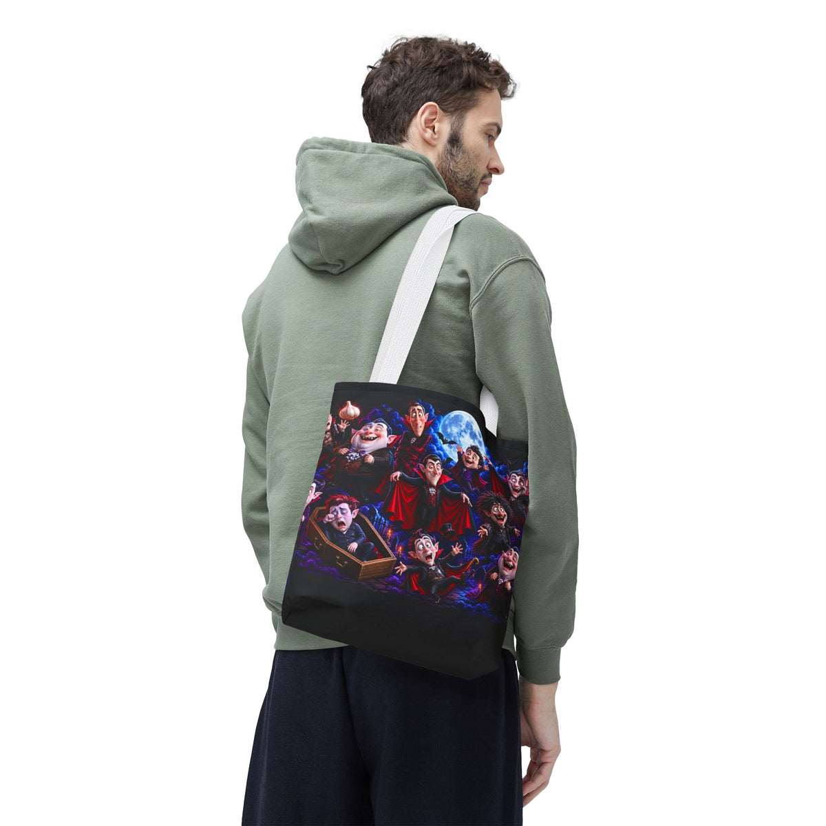 Vampire Night All-Over Print Tote Bag