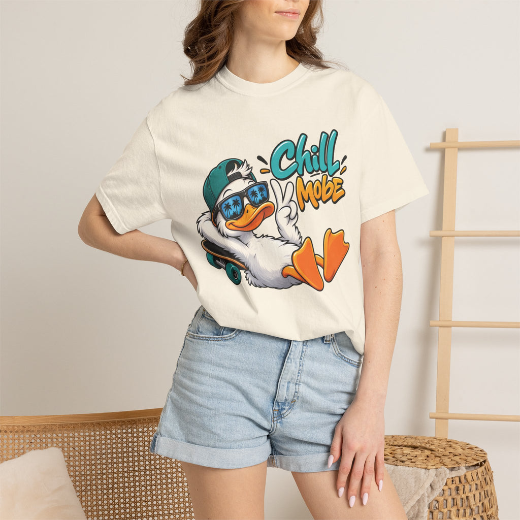 Chill Mode Duck Graphic T-Shirt | Festora Everyday