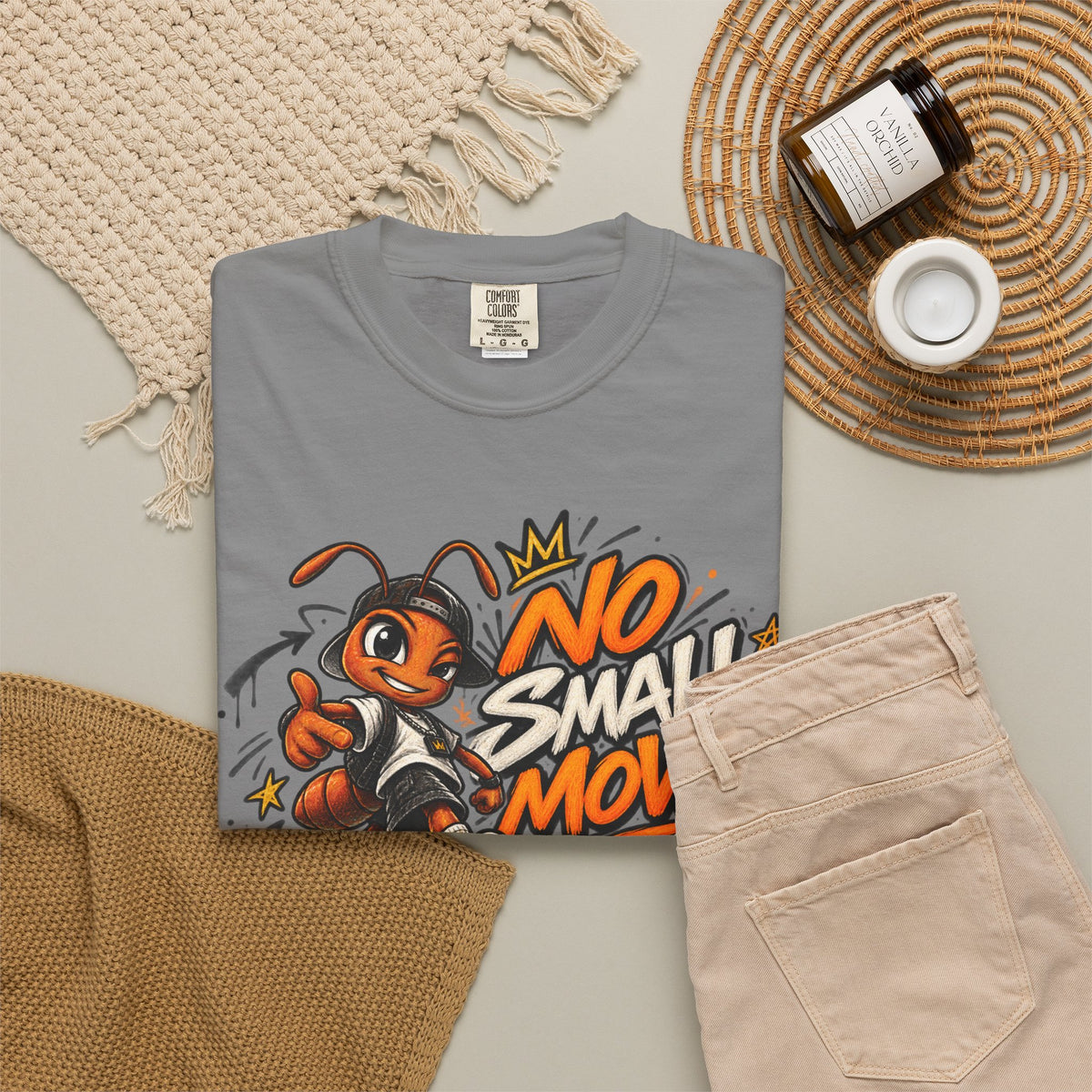 No Small Moves T-Shirt — Retro Sneaker Character Graphic Tee