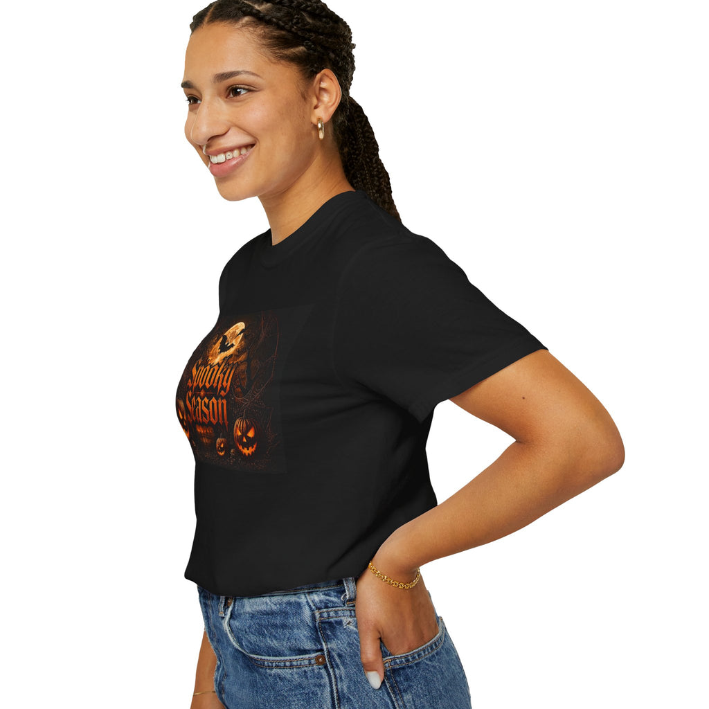 Spooky Season Halloween T-Shirt — Pumpkin Jack-O'-Lantern Graphic Tee