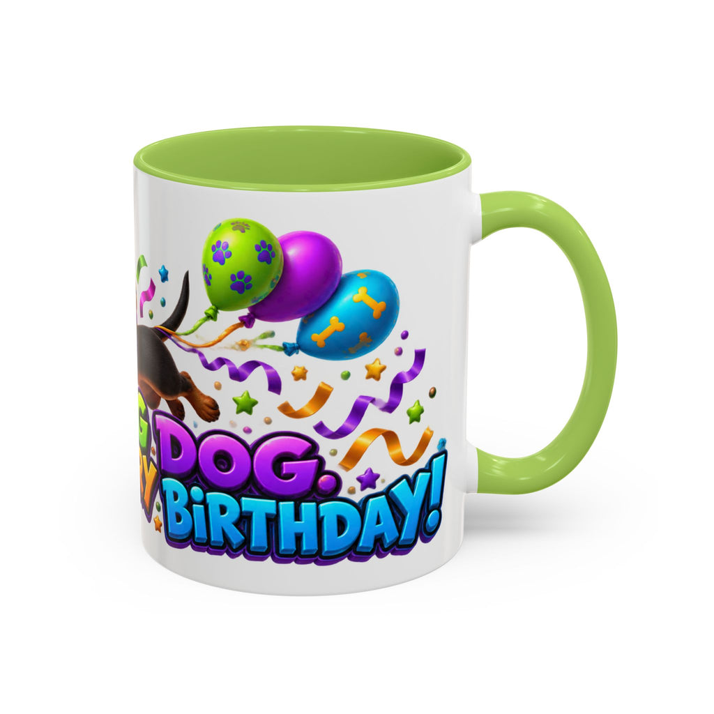 Long Dog Legendary Birthday Dachshund White Mug