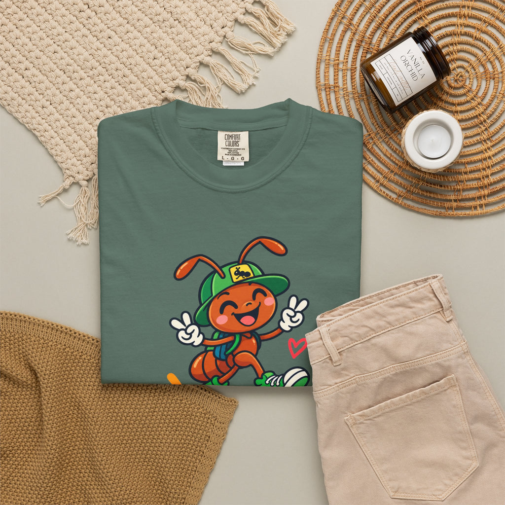 Good Vibes – Happy Ant Graphic T-Shirt