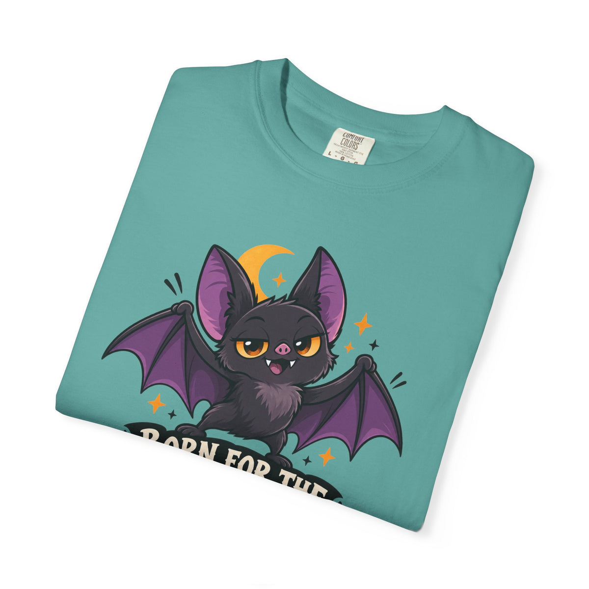 Born for the Night Shift – Cute Halloween Bat T-Shirt