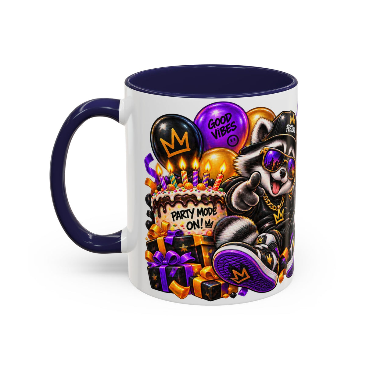 Festora Raccoon Birthday Mug – Birthday After Dark Coffee Cup