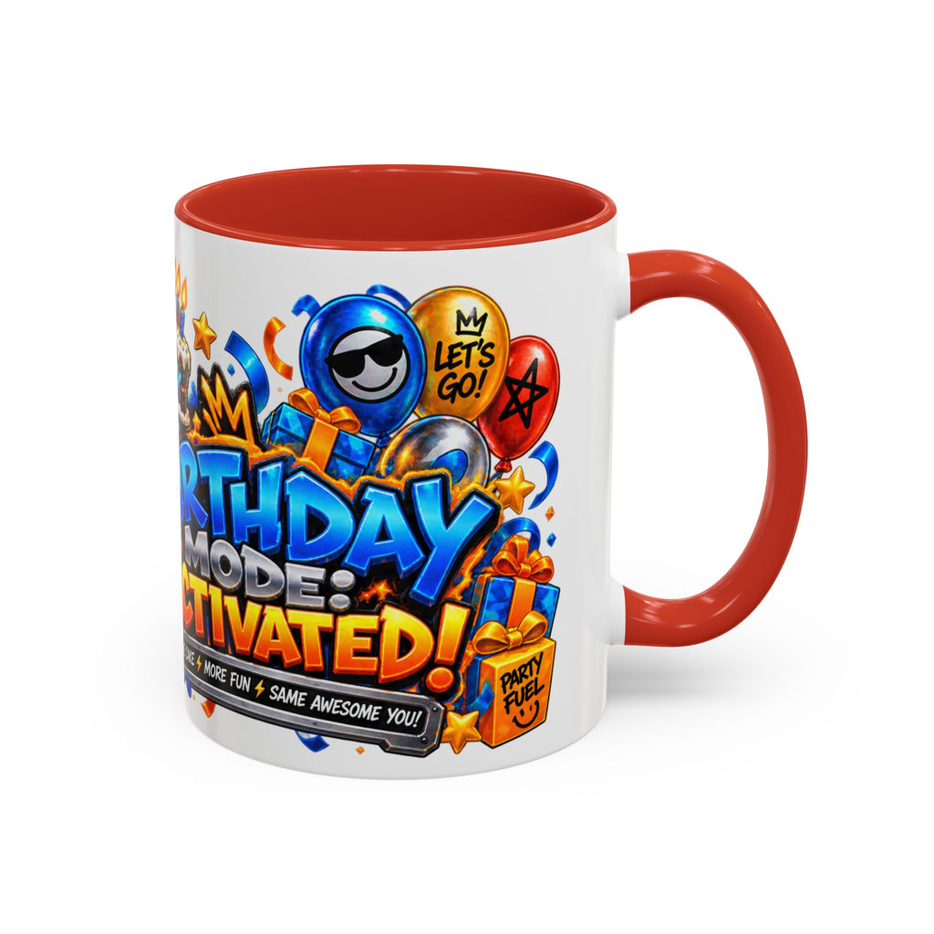 Festora Robot Birthday Mug – Birthday Mode Activated Coffee Cup